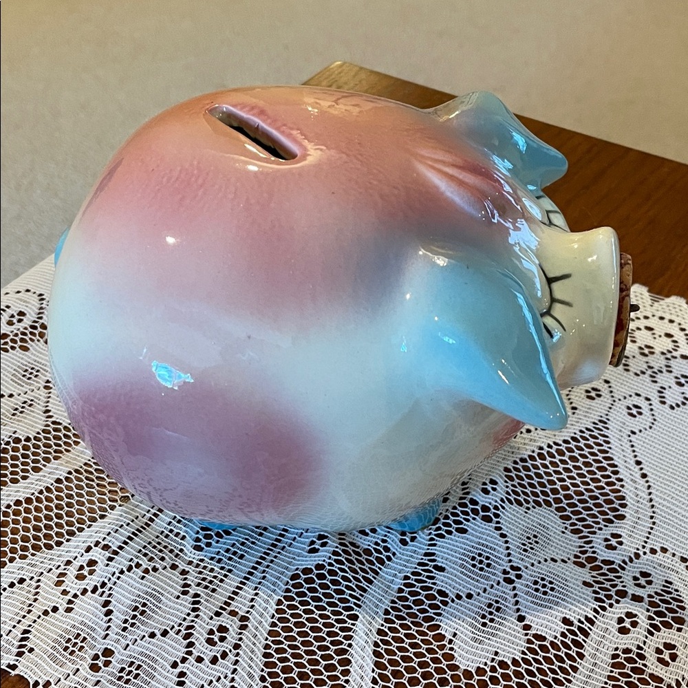 Vintage Corky Pig Piggy Bank 1957 - Picture 4 of 6